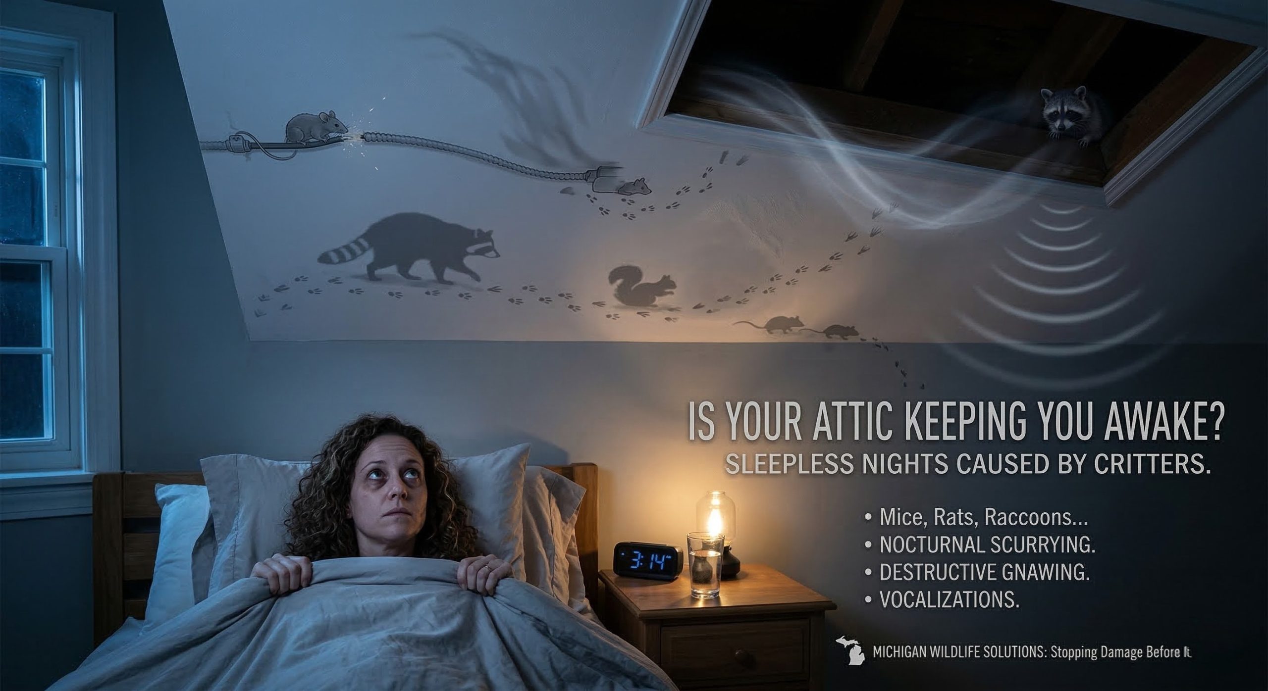 Critters in the attic keeping you up at night